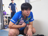戦い終わって写真