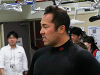 戦い終わって写真