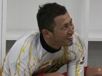 戦い終わって写真