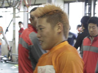 戦い終わって写真