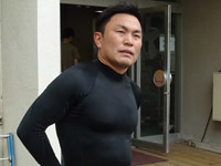 戦い終わって写真