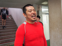 戦い終わって写真