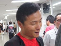 戦い終わって写真