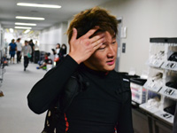 戦い終わって写真