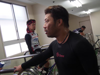 戦い終わって写真