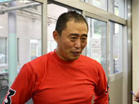 戦い終わって写真
