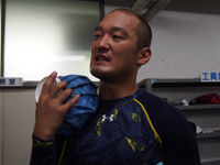 戦い終わって写真