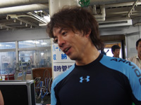 戦い終わって写真