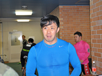 戦い終わって写真