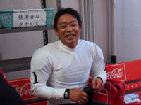 戦い終わって写真
