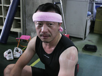 戦い終わって写真
