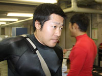 戦い終わって写真
