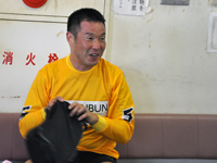 戦い終わって写真