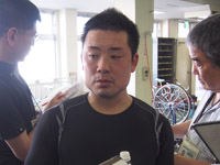 戦い終わって写真