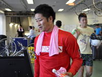 戦い終わって写真