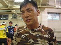 戦い終わって写真