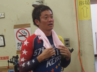 戦い終わって写真