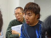 戦い終わって写真