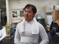 戦い終わって写真