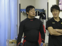 戦い終わって写真