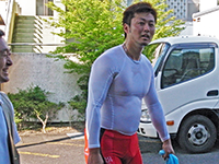 戦い終わって写真
