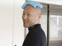戦い終わって写真