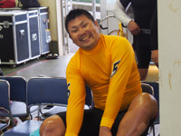 戦い終わって写真