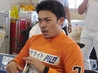 戦い終わって写真
