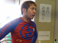 戦い終わって写真