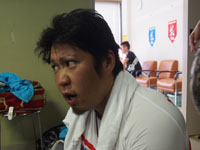 戦い終わって写真