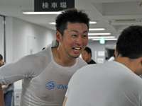 戦い終わって写真