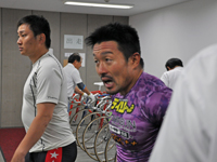 戦い終わって写真