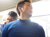 戦い終わって写真
