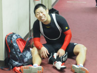 戦い終わって写真