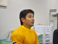 戦い終わって写真