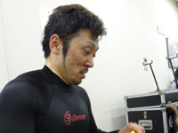 戦い終わって写真
