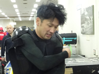 戦い終わって写真