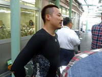 戦い終わって写真
