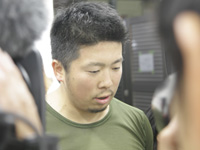 戦い終わって写真