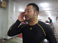 戦い終わって写真