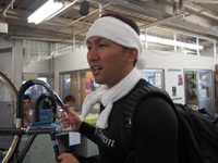 戦い終わって写真
