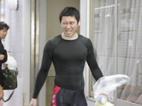 戦い終わって写真