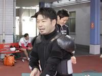 戦い終わって写真