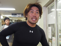 戦い終わって写真