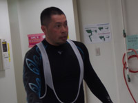 戦い終わって写真