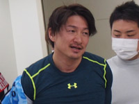 戦い終わって写真