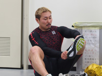 戦い終わって写真