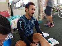 戦い終わって写真