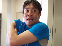 戦い終わって写真