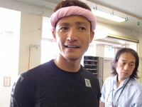 戦い終わって写真